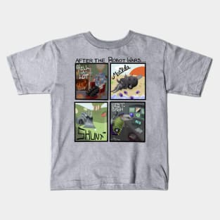 After the Robot Wars - House Robot Retirement Kids T-Shirt